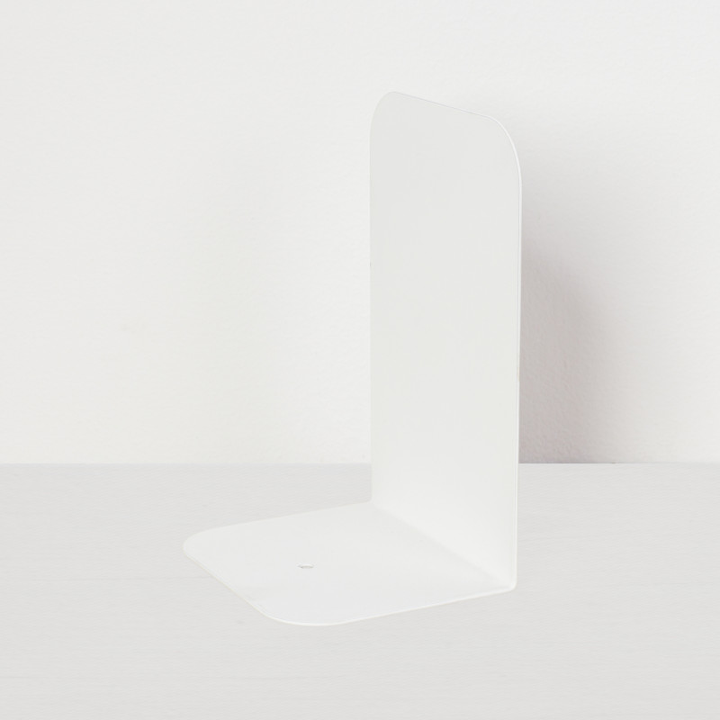 Coppia di fermalibri semplice bianco