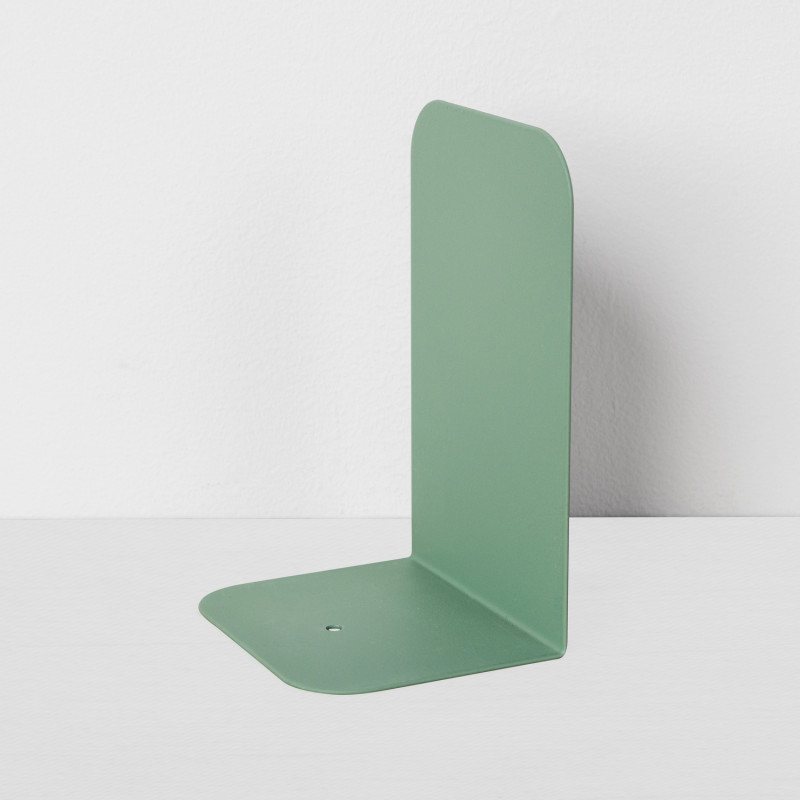 Coppia di fermalibri semplice verde