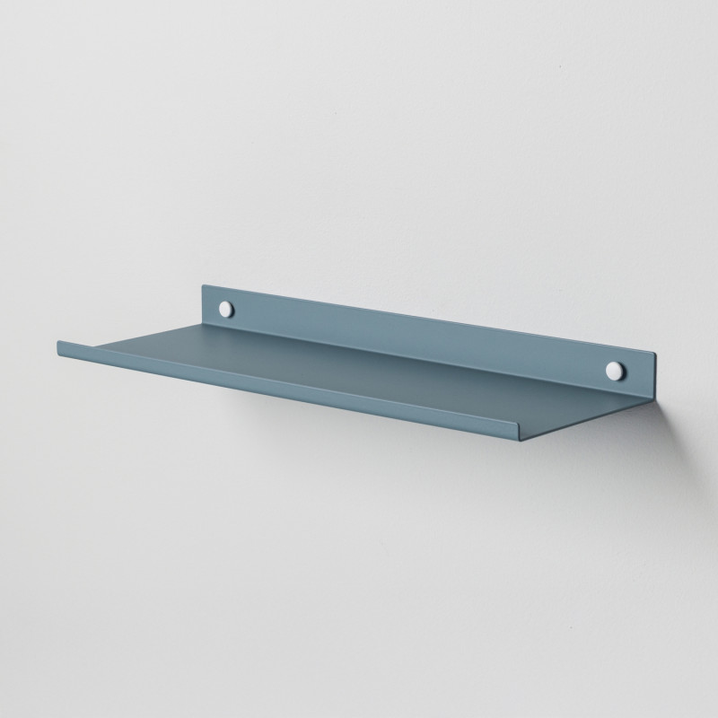 Mensola bagno semplice 40 azzurro