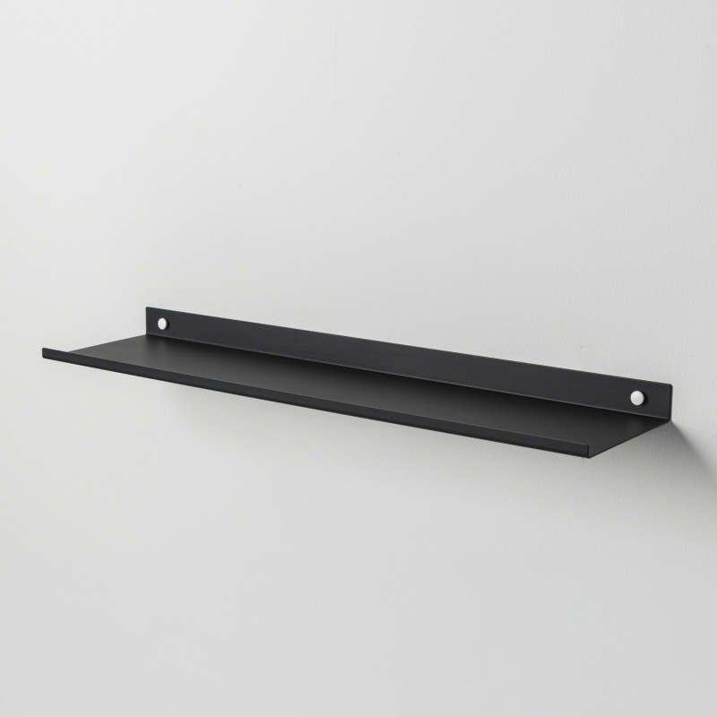 Mensola bagno semplice 60 nero